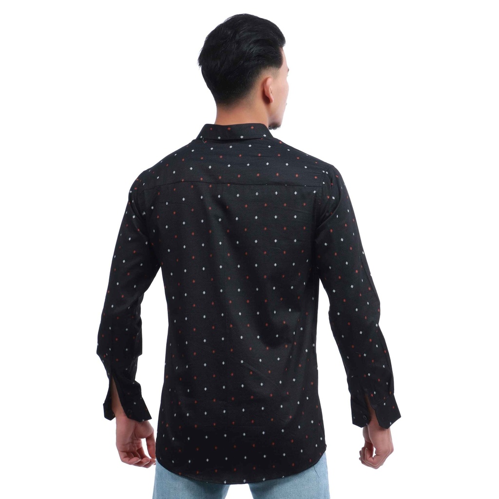 Cotton Full Sleeves Printed Shirt For Men